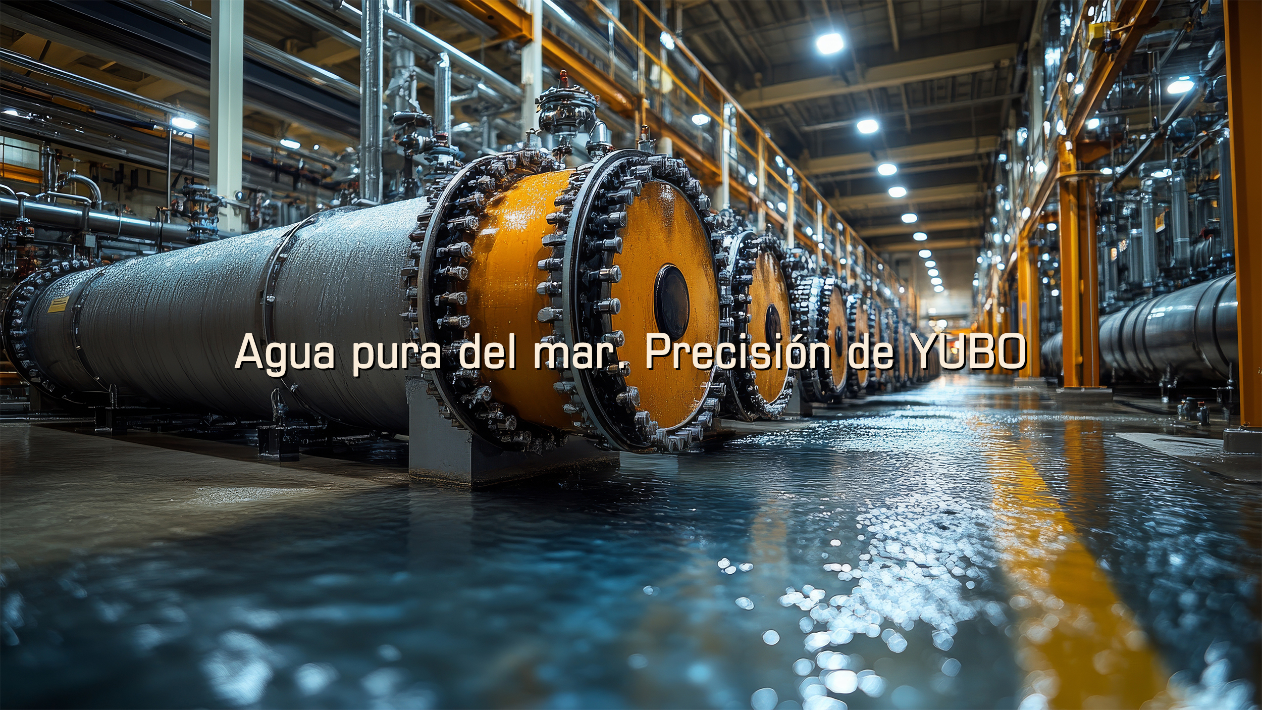 Agua pura del mar. Precisión de YUBO