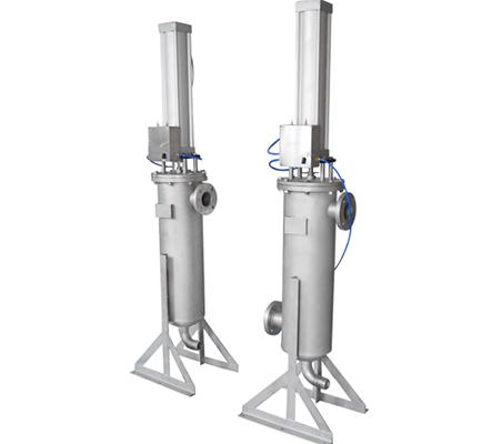 Self-Cleaning Filter for Viscous Liquids