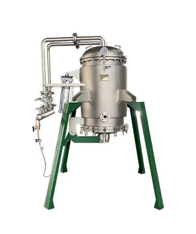 Candle Filter with Residual-Liquid-Free Discharge