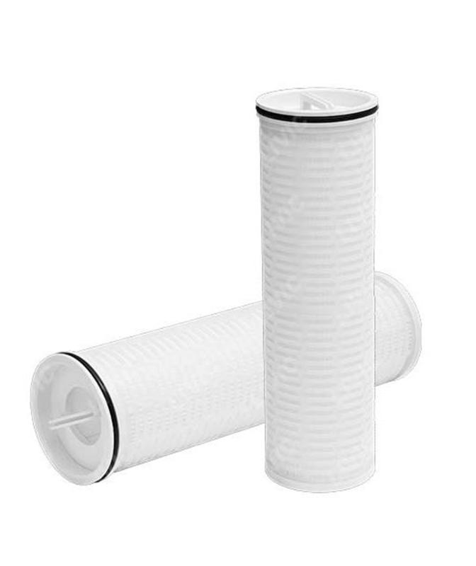 Cartouche filtrante à eau plissée haut débit
