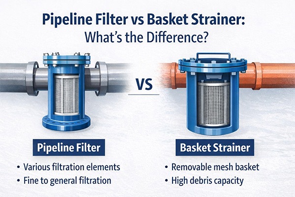 Pipeline Filter, Basket Strainer, Pipeline Filter vs Basket Strainer, Stainless Steel Filter Housing, Manufacturer