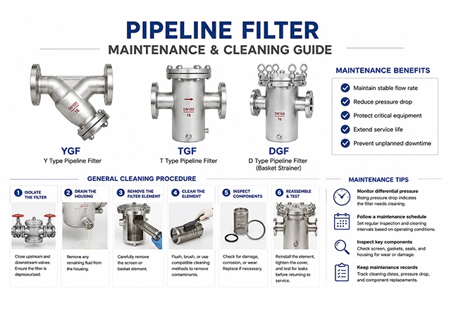 YGF Pipeline Filter, TGF Pipeline Filter, DGF Pipeline Filter, Pipeline Filter Maintenance YGF Pipeline Filter, TGF Pipeline Filter, DGF Pipeline Filter, Pipeline Filter Maintenance