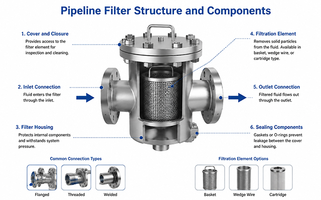 Pipeline Filter Structure and Components: A Guide to Industrial Filter Design Pipeline Filter Structure and Components: A Guide to Industrial Filter Design